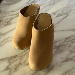 No.6 New School Clog on Wedge in Bone, size 37